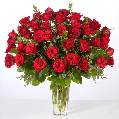Forever Yours Fifty Stem Red Rose Bouquet –  Greenbrook Flowers Inc, Jackson MS