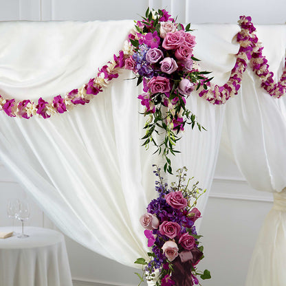 Color & Light Chuppah Decor –  Greenbrook Flowers Inc, Jackson MS